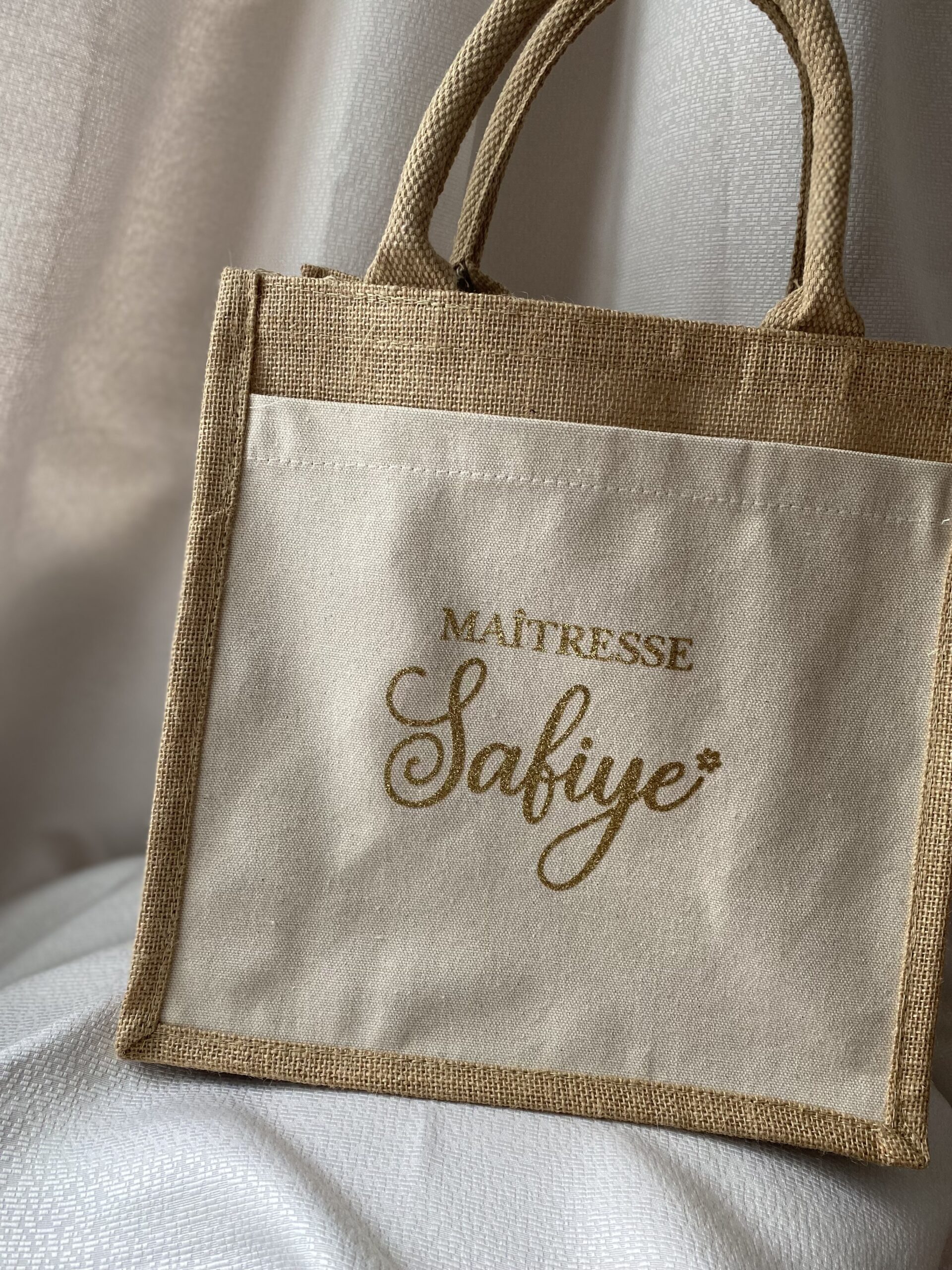 sac jute beige